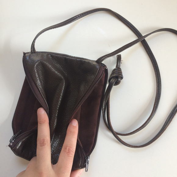 Vintage Heacock Deerskin Leather Crossbody Bag - Picture 3 of 6